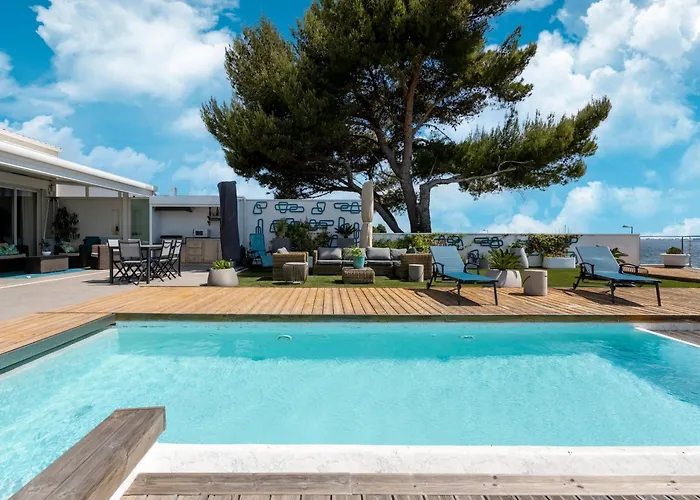 Agua - Piscine Privee, Vue Sur Le Lagon Villa Mèze